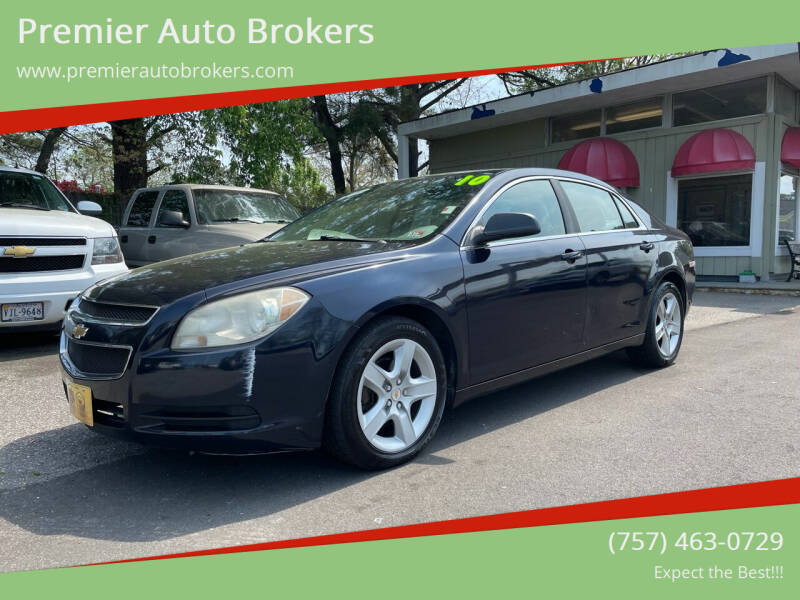 2010 Chevrolet Malibu for sale at Premier Auto Brokers in Virginia Beach VA