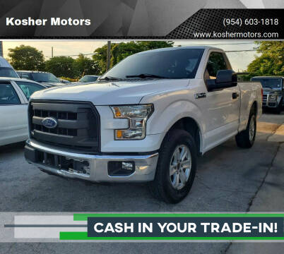 2017 Ford F-150 for sale at Kosher Motors in Hollywood FL