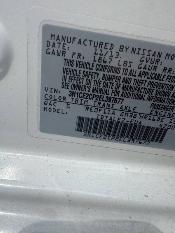 2014 Nissan Versa Note SV