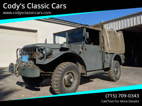 1952 Dodge M37 for sale at Cody's Classic Cars in Stanley WI
