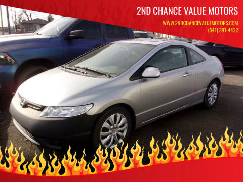 2007 Honda Civic for sale at 2nd Chance Value Motors in Roseburg OR