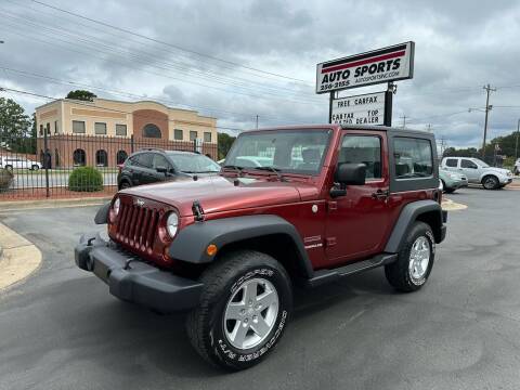 2010 Jeep Wrangler for sale at Auto Sports in Hickory NC