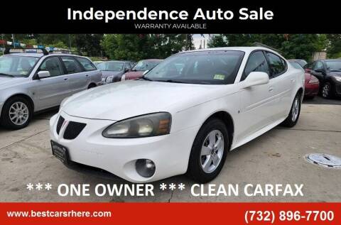 2006 Pontiac Grand Prix for sale at Independence Auto Sale in Bordentown NJ