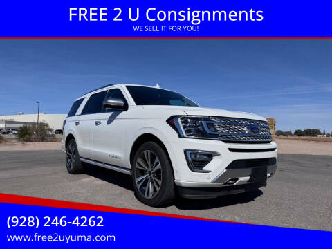 2021 Ford Expedition for sale at FREE 2 U Consignments in Yuma AZ