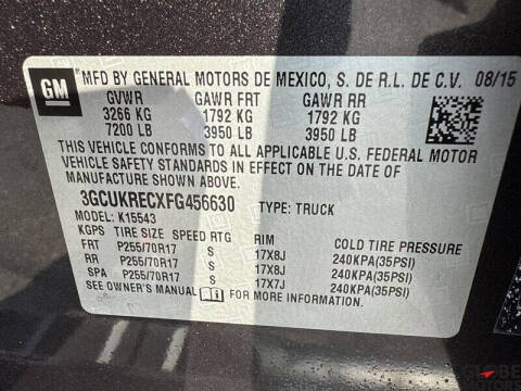 2015 Chevrolet Silverado 1500