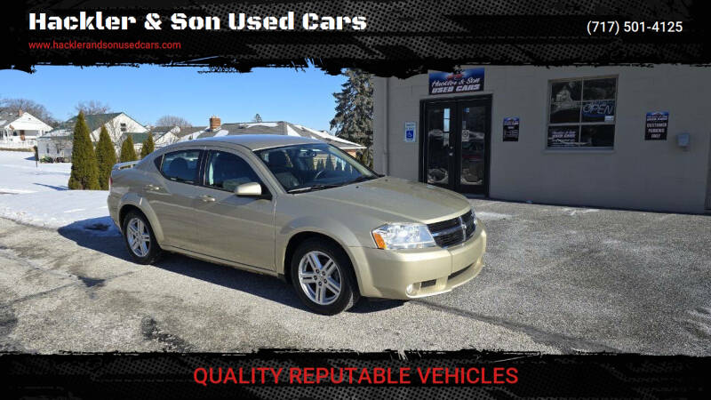 2010 Dodge Avenger for sale at Hackler & Son Used Cars in Red Lion PA