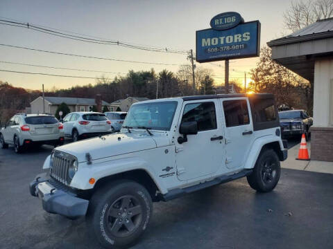 2015 Jeep Wrangler Unlimited for sale at Route 106 Motors in East Bridgewater MA