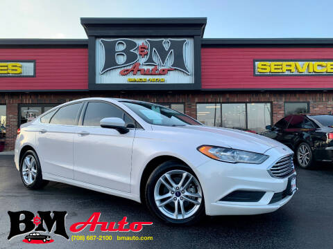 2018 Ford Fusion for sale at B & M Auto Sales Inc. in Oak Forest IL