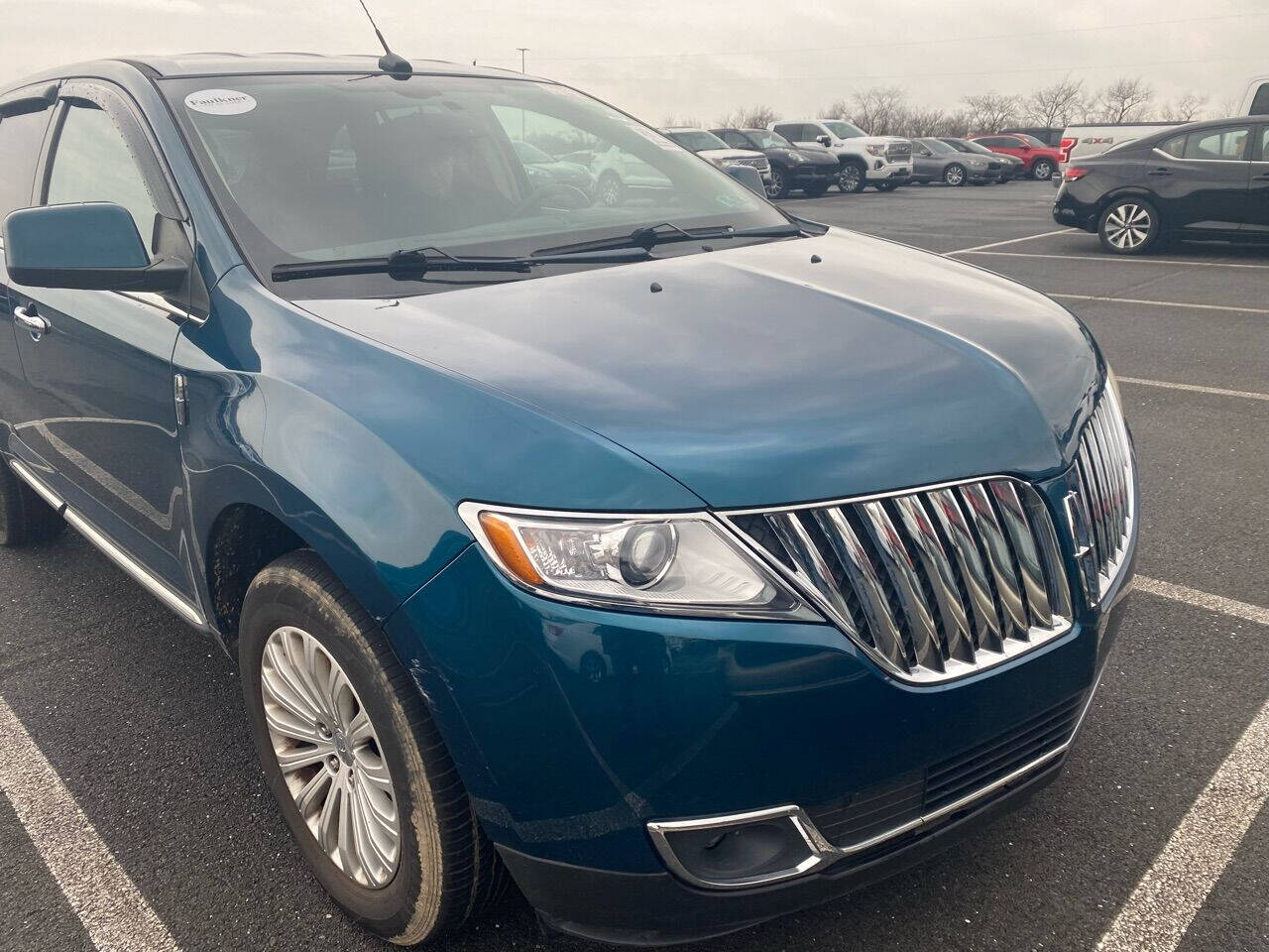 Blue 2011 Lincoln MKX Base 4dr SUV 1