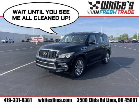 2017 Infiniti QX80 for sale at White's Honda Toyota of Lima in Lima OH