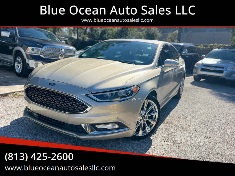 2017 Ford Fusion for sale at Blue Ocean Auto Sales LLC in Tampa FL