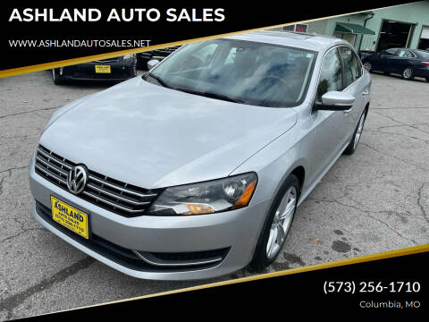 2014 Volkswagen Passat for sale at ASHLAND AUTO SALES in Columbia MO
