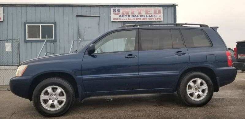 2002 Toyota Highlander for sale at United Auto Sales LLC in Nampa ID