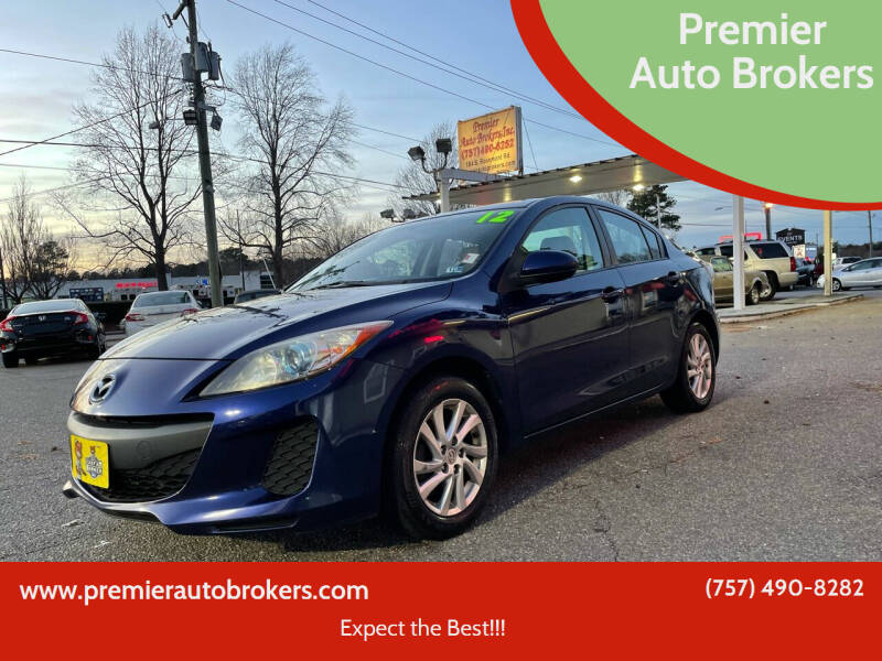 2012 Mazda MAZDA3 for sale at Premier Auto Brokers in Virginia Beach VA