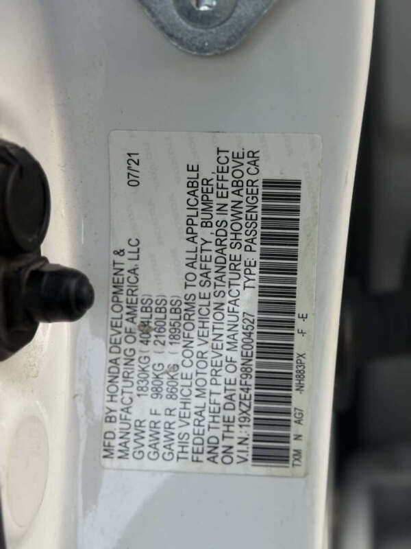 2022 Honda Insight Touring