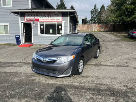 2014 Toyota Camry for sale at Oscar Auto Sales in Tacoma WA