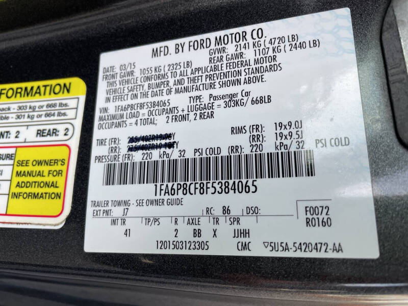 2015 Ford Mustang GT Premium