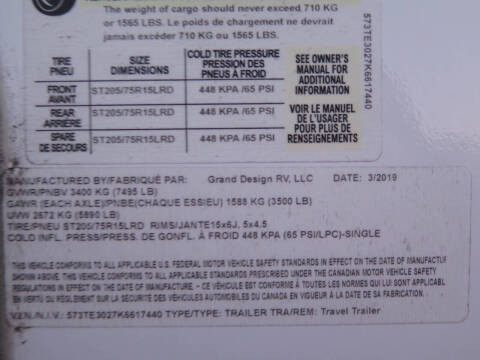 2019 Grand Design RV Imagine