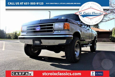 1991 Ford F-150 for sale at St. Croix Classics in Lakeland MN