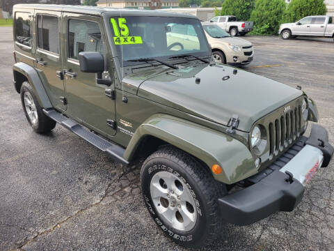 2015 Jeep Wrangler Unlimited for sale at Cooley Auto Sales in North Liberty IA