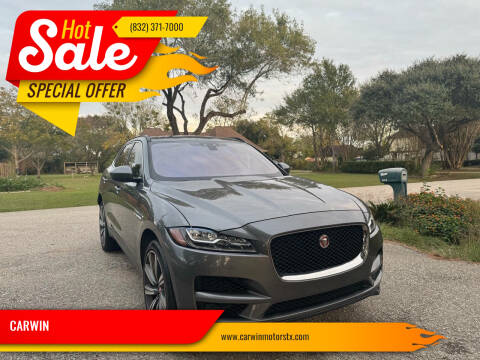 2017 Jaguar F-PACE for sale at CARWIN in Katy TX