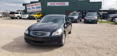 2007 Infiniti G35 for sale at Max Motors in Corpus Christi TX