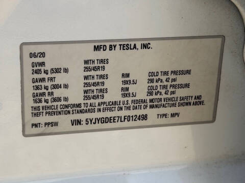 2020 Tesla Model Y Long Range