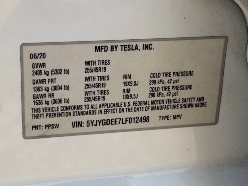 2020 Tesla Model Y Long Range