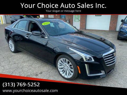 2018 Cadillac CTS for sale at Your Choice Auto Sales Inc. in Dearborn MI