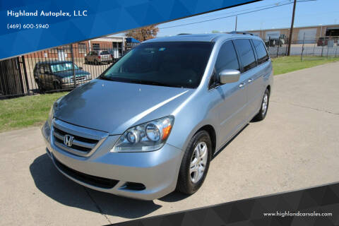 2006 Honda Odyssey for sale at Highland Autoplex, LLC in Dallas TX