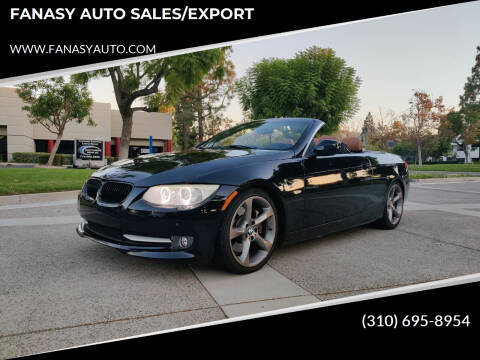 2011 BMW 3 Series for sale at FANASY AUTO SALES/EXPORT in Yorba Linda CA
