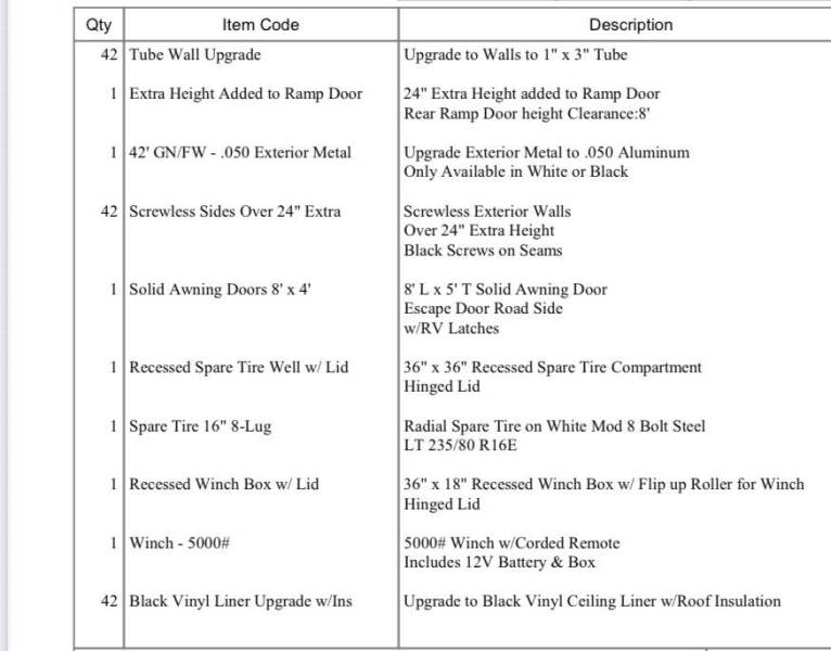 2017 Cts 42ft Gooseneck