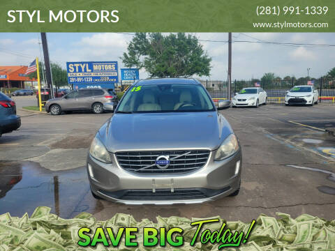 2015 Volvo XC60 for sale at STYL MOTORS in Pasadena TX