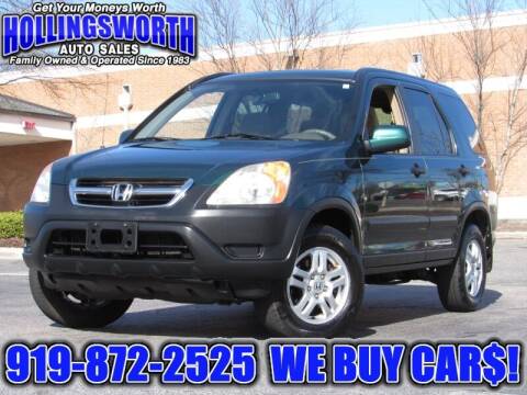 2004 Honda CR-V for sale at Hollingsworth Auto Sales in Raleigh NC