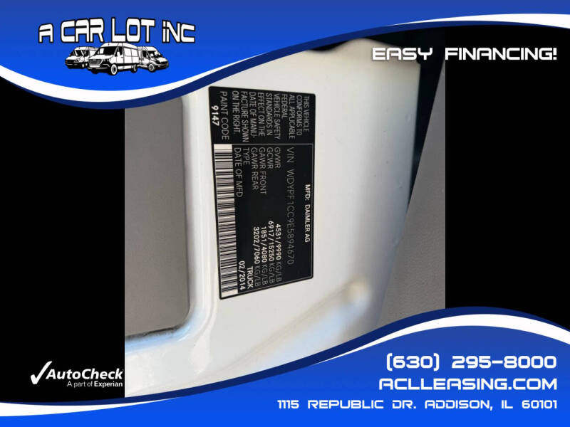 2014 Freightliner Sprinter 3500