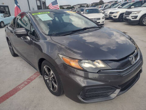 2015 Honda Civic for sale at JAVY AUTO SALES in Houston TX