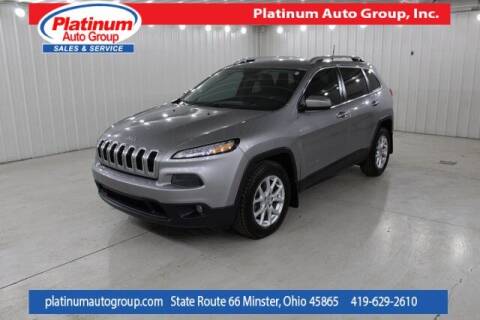 2016 Jeep Cherokee for sale at Platinum Auto Group Inc. in Minster OH