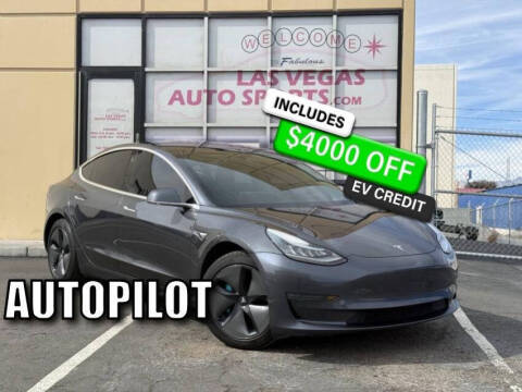 2018 Tesla Model 3 for sale at Las Vegas Auto Sports in Las Vegas NV