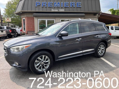 2013 Infiniti JX35 for sale at Premiere Auto Sales in Washington PA