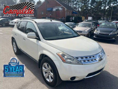 2007 Nissan Murano for sale at Complete Auto Center , Inc in Raleigh NC