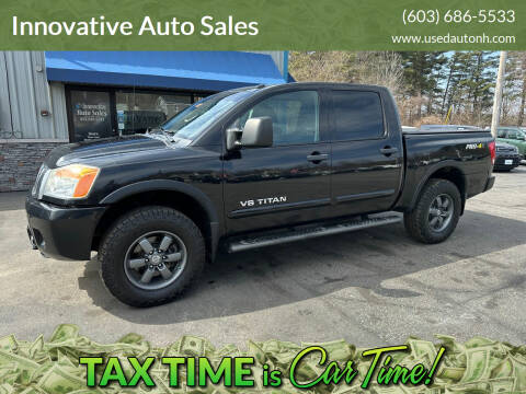 2013 Nissan Titan for sale at Innovative Auto Sales in Hooksett NH