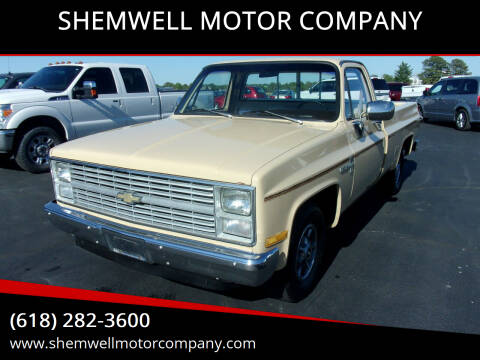 1983 Chevrolet C/K 10 Series for sale at SHEMWELL MOTOR COMPANY in Red Bud IL