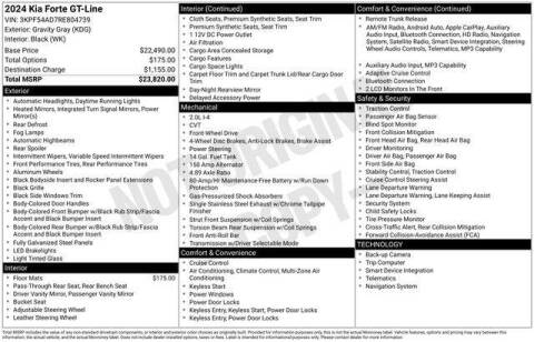 2024 Kia Forte GT-Line