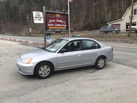2003 Honda Civic for sale at Jerry Dudley's Auto Connection in Barre VT
