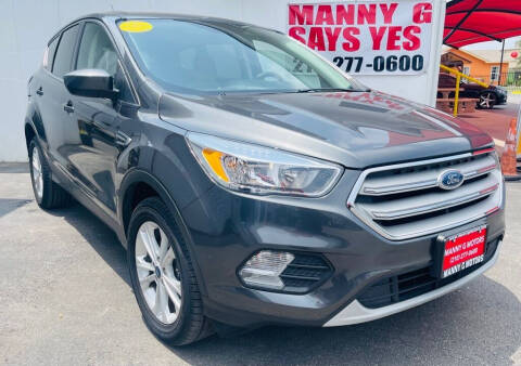 2019 Ford Escape for sale at Manny G Motors in San Antonio TX