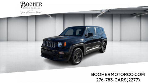 2019 Jeep Renegade for sale at Booher Motor Company in Marion VA