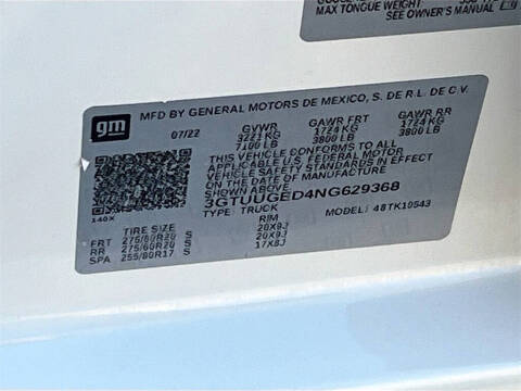 2022 GMC Sierra 1500