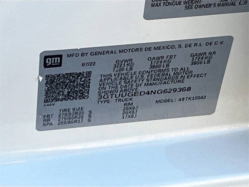 2022 GMC Sierra 1500