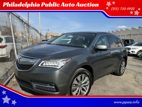 2015 Acura MDX for sale at Philadelphia Public Auto Auction in Philadelphia PA