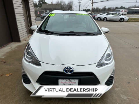 2016 Toyota Prius c for sale at Auto Import Specialist LLC in South Bend IN